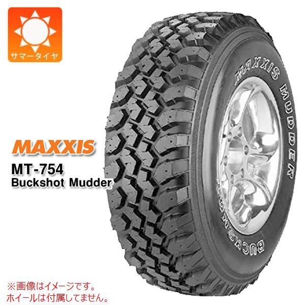 マキシス MT-754 Buckshot Mudder 195R14C 106/104R 8PR アウトラインホワイトレター