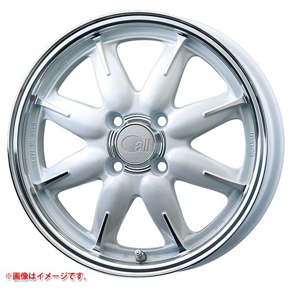 エンケイ オールワン 5.0-15 マシニングパールホワイト M/PW |タイヤ1 