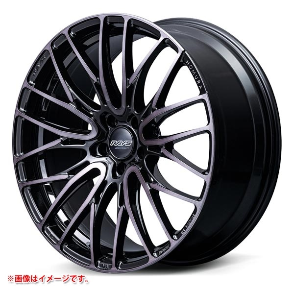 レイズ ホムラ 2x10BD ブラッククリアエディション 8.0-19 グロッシー 
