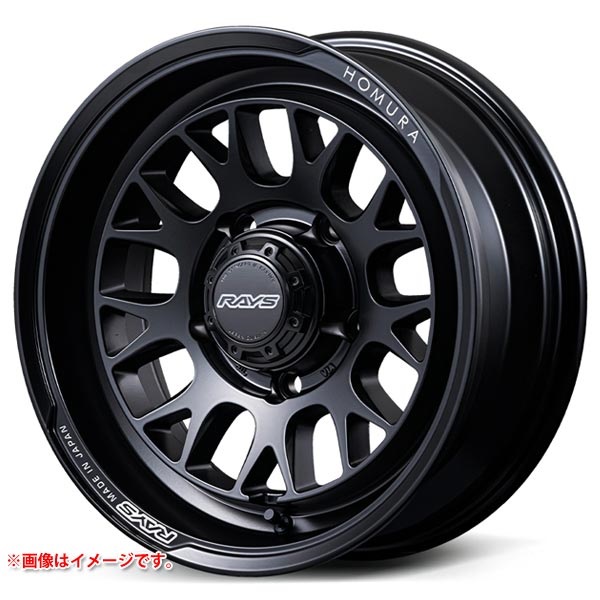 レイズ ホムラ 2x9L-RA 6.0-16 セミグロスブラック BOJ |タイヤ1番.com 