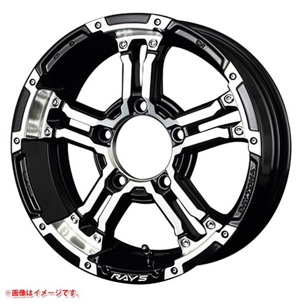 レイズ デイトナ FDX-J 5.5-16 ブラックダイヤモンドカット DW