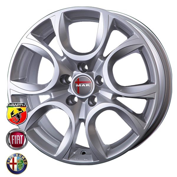 MAK MAK トリノ 7.5-17 シルバー