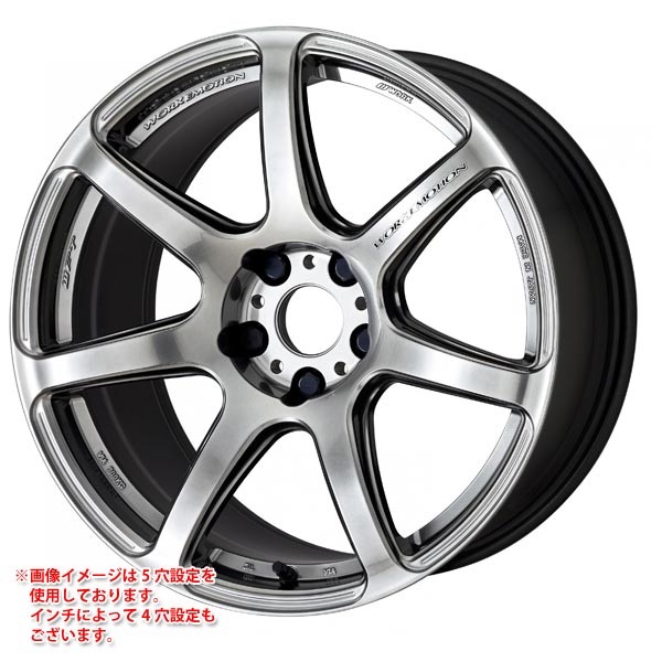 ワーク エモーション T7R 7.5-18 グリミットシルバー GTS
