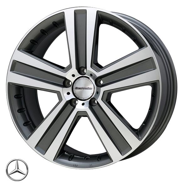 阿部商会 ユーロプレミアム ヴェルナー 7.0-17 ガンメタポリッシュ