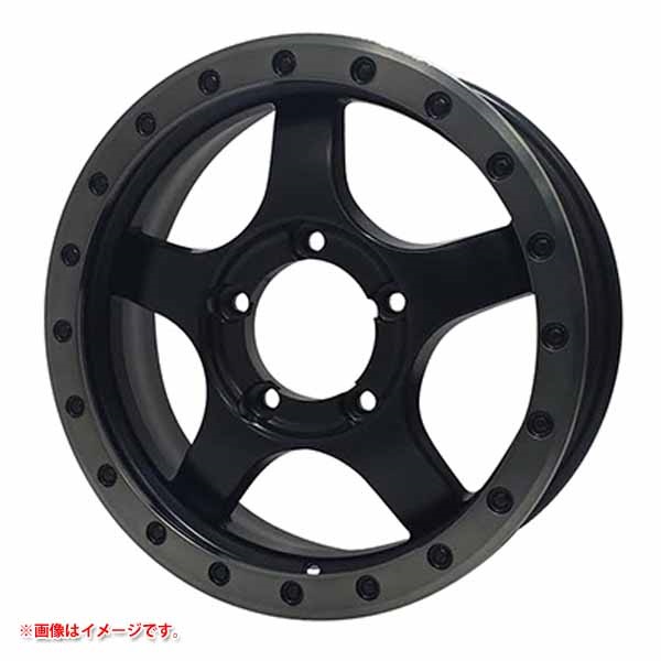 オフビート バウンティコレクション BDX05 5.5-16 マットブラックスモークリング