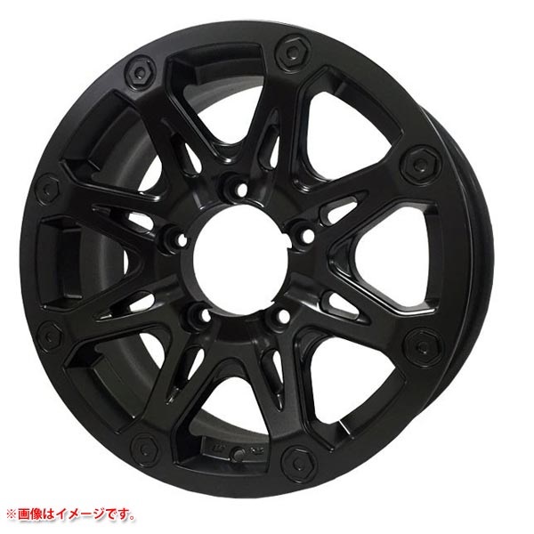 オフビート バウンティコレクション BDX08 5.5-16 マットブラック MB