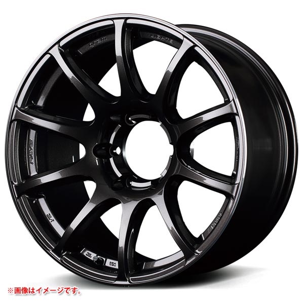 レイズ グラムライツ 57トランスエックス 8.0-18 スーパーダークガンメタリムエッジDC H8