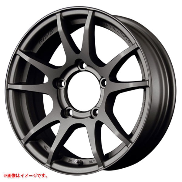 レイズ グラムライツ 57JV 5.5-16 マットグラファイト MF