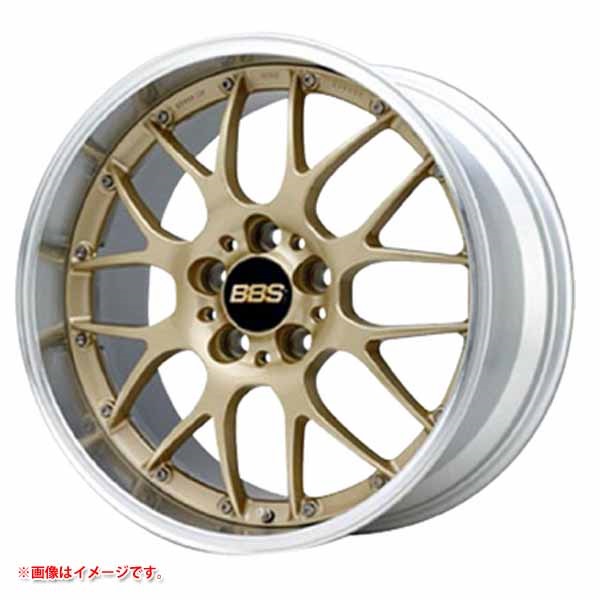 BBS JAPAN BBS RS-GT 7.5-18 ゴールドシルバーダイヤカットリム GL-SLD