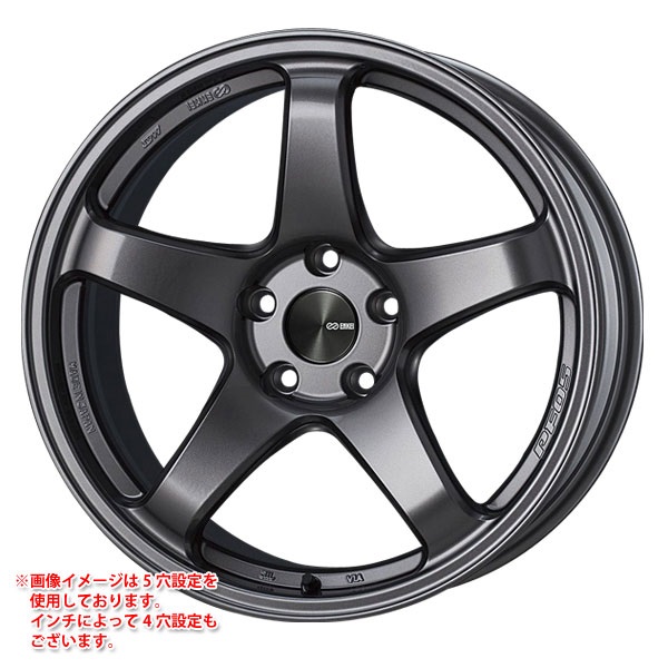 エンケイ パフォーマンスライン PF05 9.5-18 ダークシルバー DS