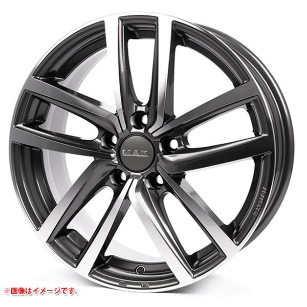 MAK MAK ドレスデン 6.5-16 ガンメタリックミラー