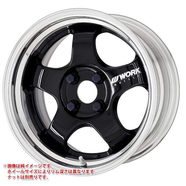 ワーク マイスター S1 2P 10.0-15 ブラック BLK