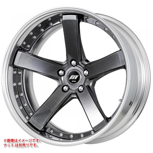 ワーク バックレーベル ジースト BST2 7.5-19 ブリリアントシルバーブラック BSB