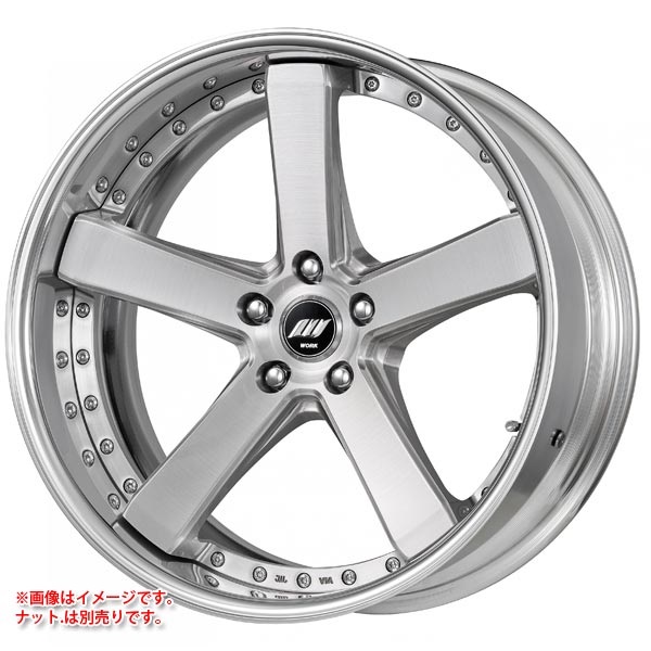 ワーク バックレーベル ジースト BST2 7.5-19 ブラッシュド BRU