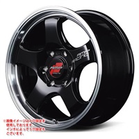 マルカサービス RMP レーシング R05HC 6.5-16 ブラックリムポリッシュ BK2