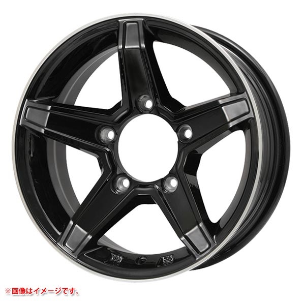 レアマイスター プレミックス エステラ 5.5-16 マットブラックリムポリッシュ