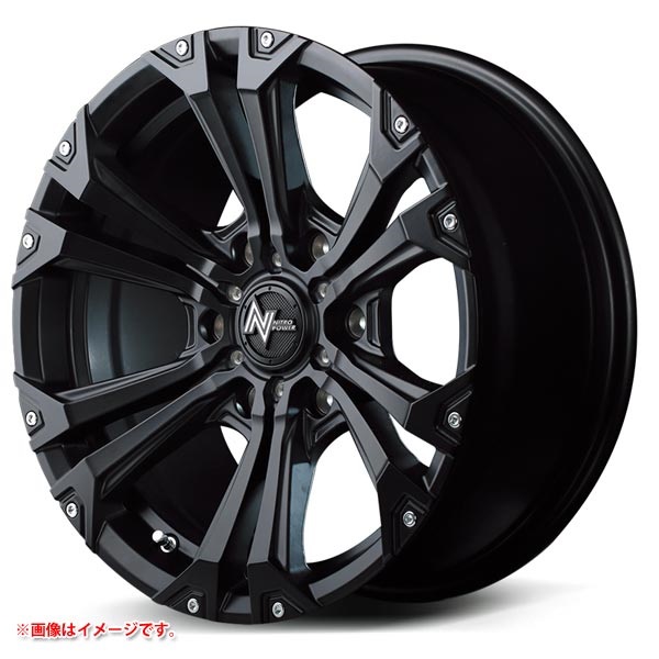 マルカサービス ナイトロパワー ジャベリン 6.5-17 セミグロスブラックピアスミルド SB0