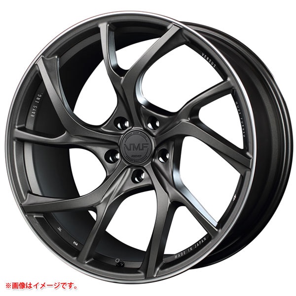 レイズ VMF C-01 9.5-20 マットガンブラックリムエッジDC MK