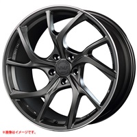 レイズ VMF C-01 9.5-20 マットガンブラックリムエッジDC MK