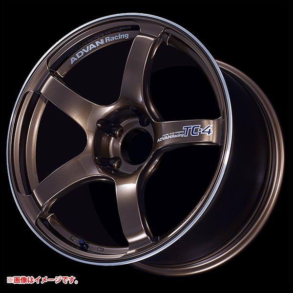 ヨコハマ アドバンレーシング TC-4 10.0-18 アンバーブロンズメタリックリング UBR