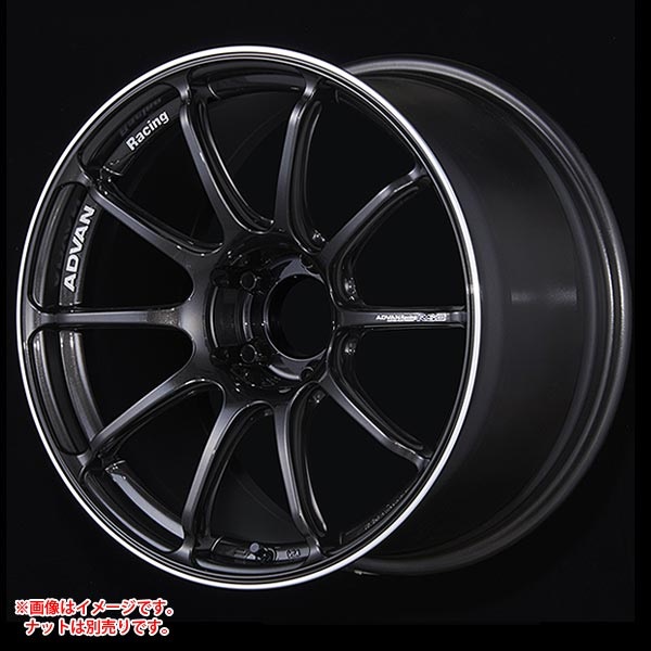 ヨコハマ アドバンレーシング RS3 8.5-18 ブラックガンメタリックリング BGR