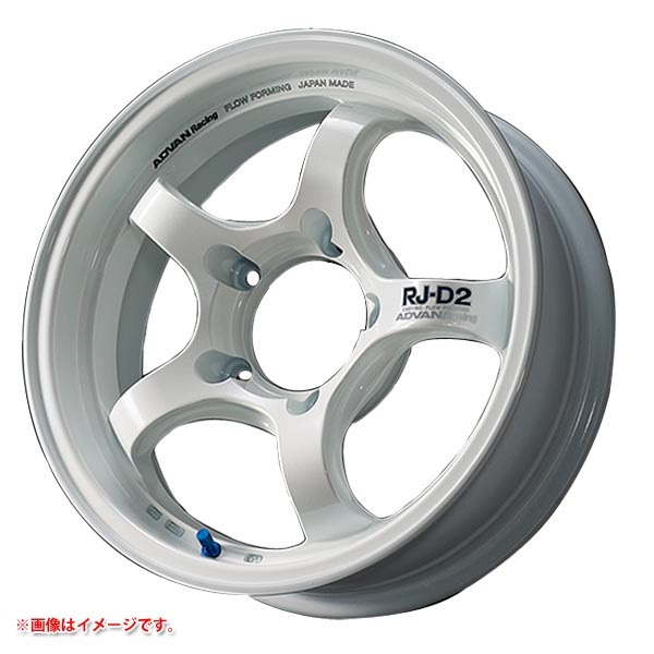 ヨコハマ アドバンレーシング RJ-D2 6.0-16 レーシングホワイトメタリック RWM