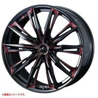 ウェッズ レオニス GX 7.0-17 ブラックSCマシニングレッド BK/SCRED