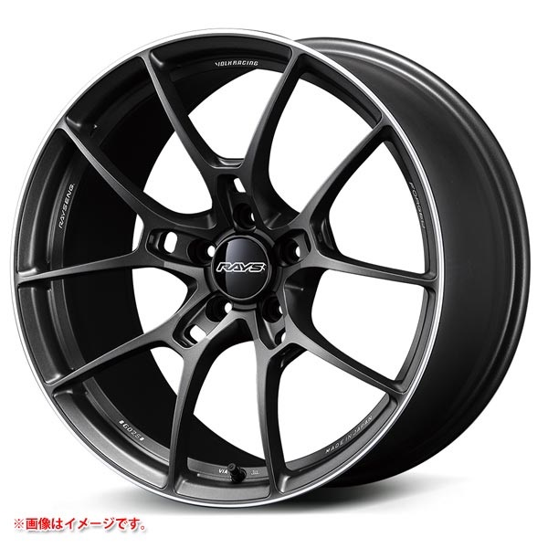 レイズ ボルクレーシング G025 8.5-20 マットガンブラックリムエッジDC MK