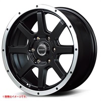 マルカサービス ロードマックス WF-8 6.0-15 セミグロスブラックフランジポリッシュ BK/FP