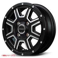 マルカサービス ロードマックス WF-8 4.0-12 セミグロスブラックディスクポリッシュフランジピアスドリルド BK/DPDR