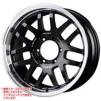 レイズ エーラップ 07X 8.0-18 ブラックリムDC BD