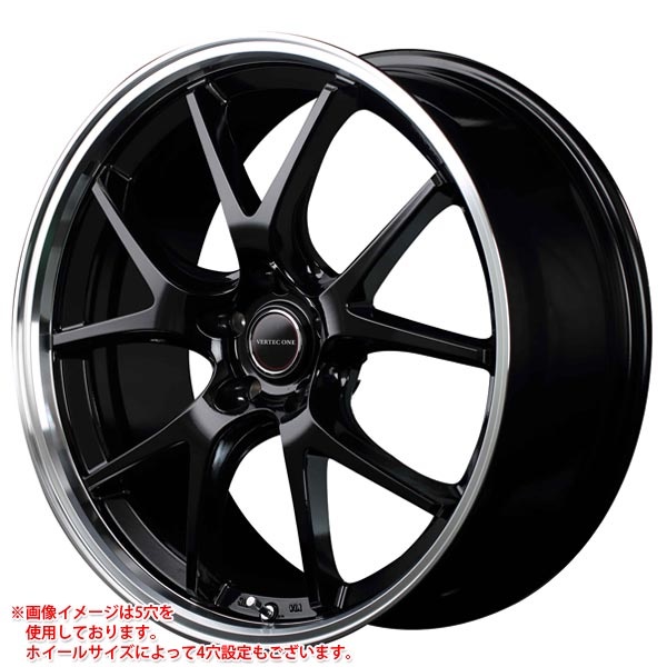 マルカサービス ヴァーテックワン エグゼ5 7.0-18 グロッシーブラックリムポリッシュ GBP