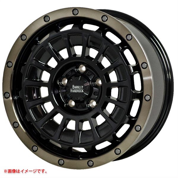 ホットスタッフ バークレイハードロック ローガン 7.0-16 ブラックリムポリッシュブロンズクリア BK/BRC