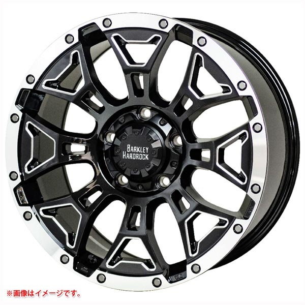 ホットスタッフ バークレイハードロック エルバート 7.0-16 ブラックサイドマシニングリムポリッシュ BSM/P