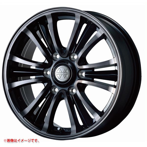 トピー バザルト エックスタイプ2 6.5-16 ピアノブラックブラッククリア