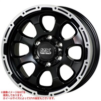 ホットスタッフ マッドクロスグレイス 6.0-15 セミグロスブラックリムポリッシュ GB/P