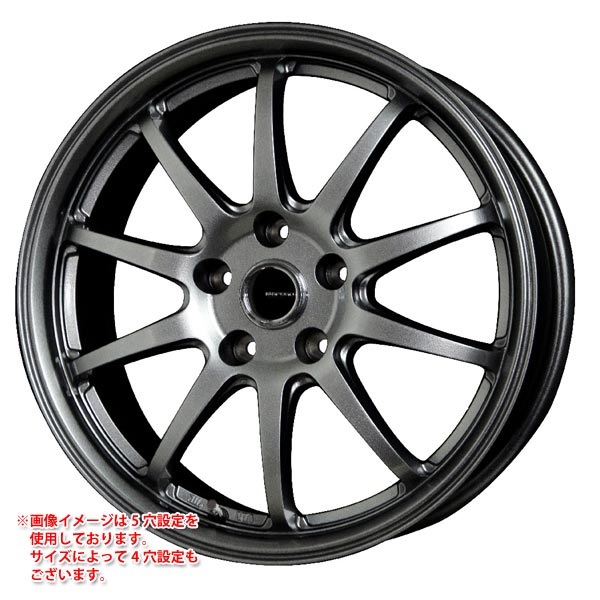 ホットスタッフ ジースピード G-04 6.0-15 ダークシルバー