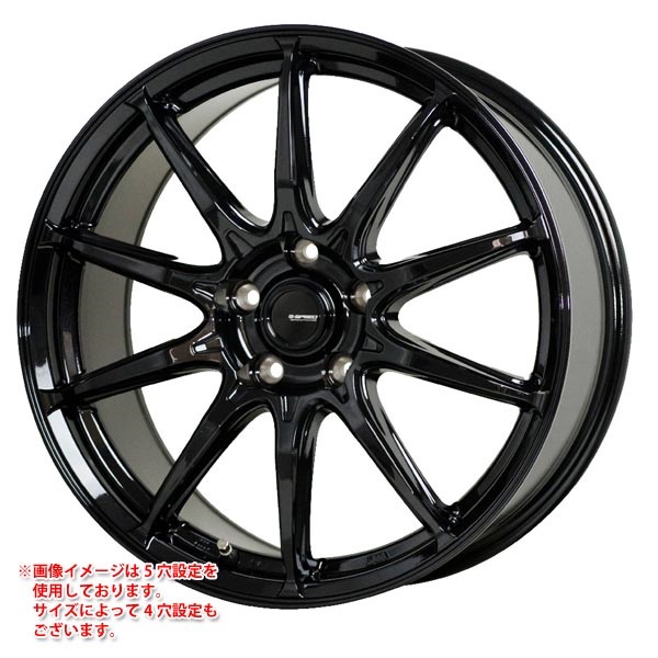 ホットスタッフ ジースピード G-05 6.5-16 メタリックブラック