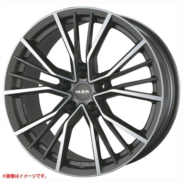 MAK MAK ユニオン 7.5-17 ガンメタリックミラー