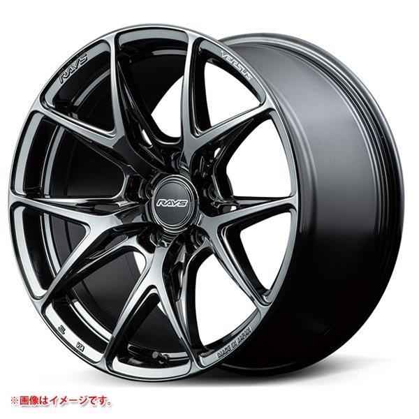 レイズ ベルサス VV21S 8.5-19 ジェットブラック YNJ