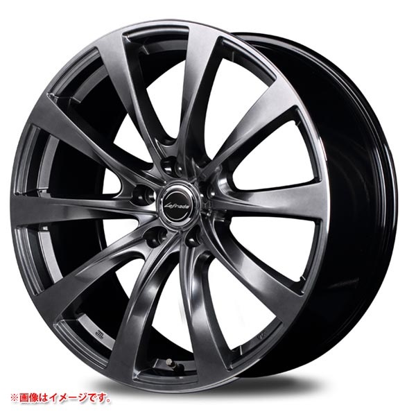 マルカサービス レフィナーダ モーション2 8.0-19 ハイパーダークシルバーリムエッジポリッシュ HDSIL