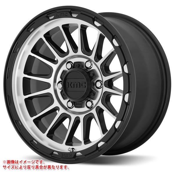 KMC KM542 インパクト 9.0-18 サテンブラックマシーン