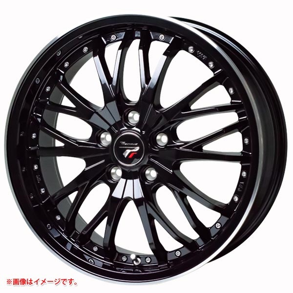 ホットスタッフ プレシャス HM-3 8.0-18 メタリックブラックリムポリッシュ MB/リムP