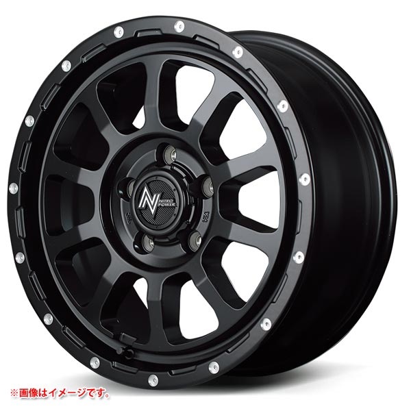 マルカサービス ナイトロパワー M10 パーシング 7.0-17 セミグロスブラックマシニング SB