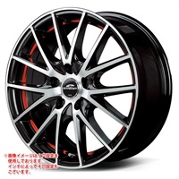 マルカサービス シュナイダー RX27 7.0-17 ブラックリムアンダーカットポリッシュレッドクリアー BK/リムUCPO/RED