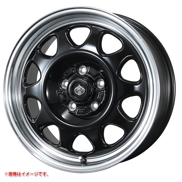 トピー ランドフット SWZ 7.0-17 グロスブラックリムポリッシュ GB/RP