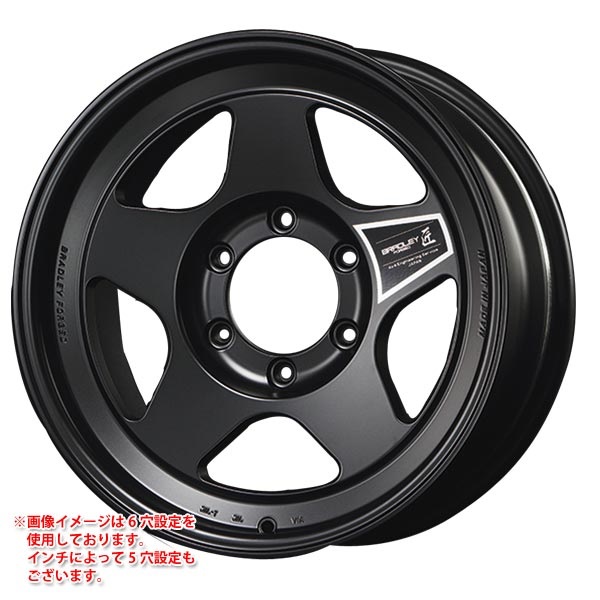 4x4エンジニアリング ブラッドレー フォージド タクミ 6.5-16 マットシャドーブラック