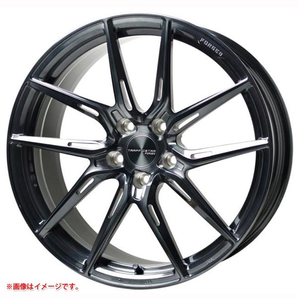 ホットスタッフ トラフィックスター フォージド TSF-02 8.5-20 ブラッシュドブラッククリア BRSC