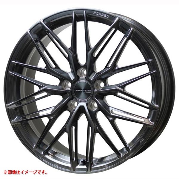 ホットスタッフ トラフィックスター フォージド TSF-03 8.0-19 ブラッシュドブラッククリア BRSC