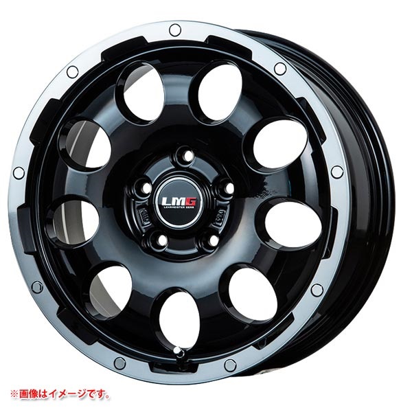 レアマイスター LMG CS-9 6.5-16 BKブラッククリアリム